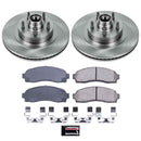 PowerStop OE Stock Replacement Low-Dust Ceramic Brake Pad and Rotor Kit
