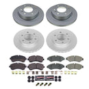 PowerStop Genuine Geomet Coated Rotor and Carbon-Fiber Ceramic Brake Pad Kit