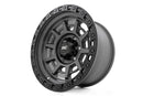 Rough Country 85 Series Gunmetal Black 17x9 8x165.1 8x6.5 ET0 Wheel Rim