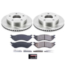 PowerStop OE Stock Replacement Low-Dust Ceramic Brake Pad and Rotor Kit