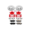 PowerStop Z23 Daily Driver Carbon-Fiber Ceramic Pads Drilled & Slotted Rotor & C