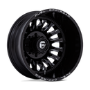 20x8.25 Fuel Off-Road D868 Arc Dually Gloss Black Milled 8x200 ET-227 Wheel