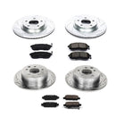 PowerStop Z23 Daily Driver Carbon-Fiber Ceramic Brake Pad and Drilled & Slotted
