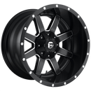 17X6.5 Fuel D538 Maverick Matte Black Milled 8X210 ET116 wheel/rim