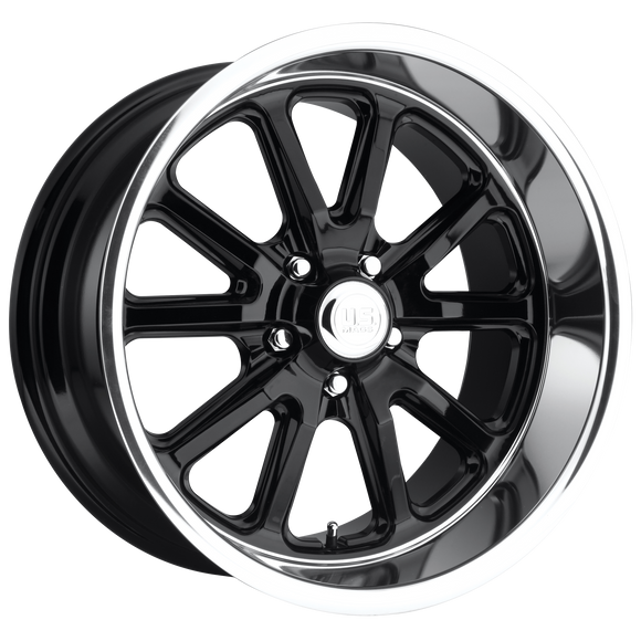 20X9.5 U.S. Wheel U121 RAMBLER Gloss Black 5X120.65 ET1 wheel/rim