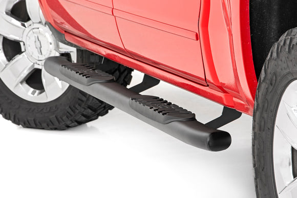Oval Nerf Step - Crew - Def Tank - Chevy/GMC 1500/2500HD/3500HD (07-19)