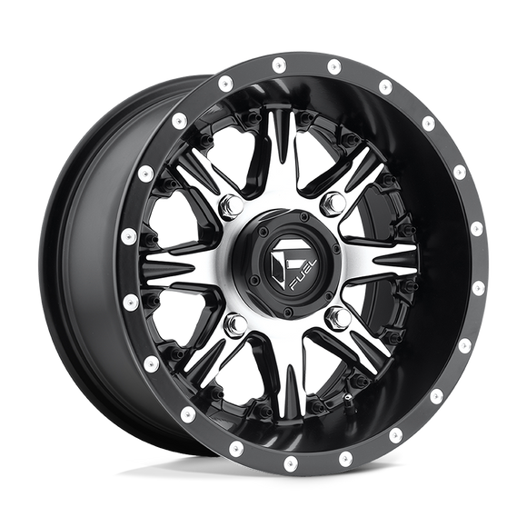 14X7 Fuel UTV D541 NUTZ UTV Matte Black Machined 4X110 ET13 wheel/rim