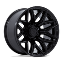 22x10 Fuel Off-Road Flux Gloss Black 8x180 ET-18 CB124.2 Wheel Rim