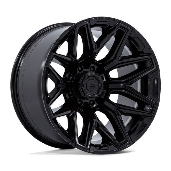 22x10 Fuel Off-Road Flux Gloss Black 8x180 ET-18 CB124.2 Wheel Rim