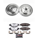 PowerStop Z26 Street Performance Ceramic Brake Pad and Drilled & Slotted Rotor K