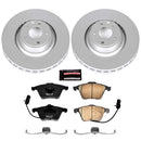 PowerStop Genuine Geomet Coated Rotor and Carbon-Fiber Ceramic Brake Pad Kit