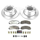 PowerStop Z36 Carbon-Fiber Ceramic Brake Pad with Drilled and Slotted Rotor Kit