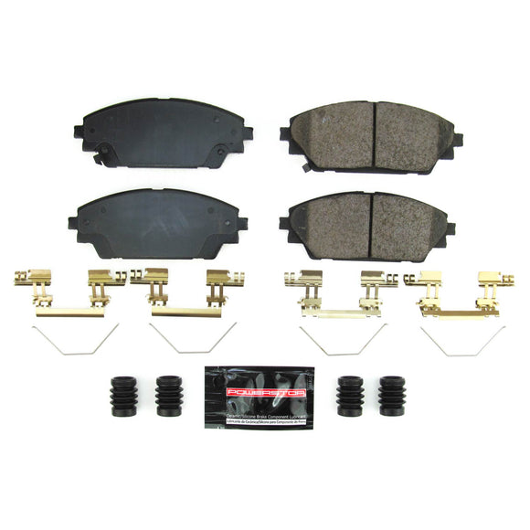 PowerStop Z23 Evolution Sport Carbon-Fiber Brake Pads With Hardware