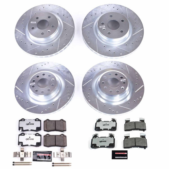 PowerStop Z26 Street Performance Ceramic Brake Pad and Drilled & Slotted Rotor K