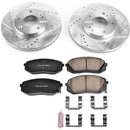 PowerStop Z23 Daily Driver Carbon-Fiber Ceramic Brake Pad and Drilled & Slotted