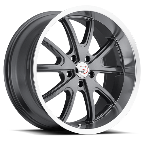 18x8.5 Vision 143 Torque Gunmetal Machined 5x120.65 5x4.75 ET10 Wheel Rim