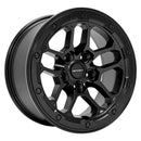 17x8 Defiant DF01 Satin Black 5x127 5x5 ET12 Wheel Rim