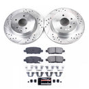 PowerStop Z23 Daily Driver Carbon-Fiber Ceramic Brake Pad and Drilled & Slotted