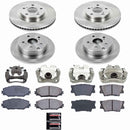 PowerStop OE Stock Replacement Low-Dust Ceramic Brake Pad, Rotor and Caliper Kit