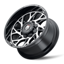 24x14 American Truxx AT1913 Destiny Black Machined 8x170 ET-76 Wheel Rim