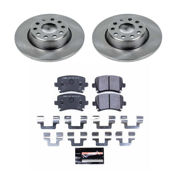 PowerStop Track Day Spec High-Performance Brake Pad and Rotor Kit