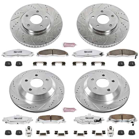 PowerStop Z26 Street Performance Ceramic Brake Pad and Drilled & Slotted Rotor K