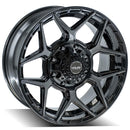 4Play Gen3 4P06 20x9 Black Brushed Face Tinted Wheel 8x180 ET0 CB124.9