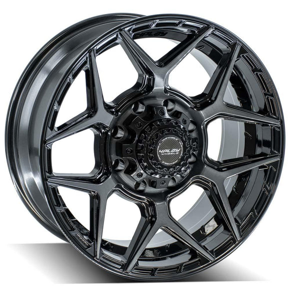 4Play Gen3 4P06 20x9 Black Brushed Face Tinted Wheel 8x180 ET0 CB124.9