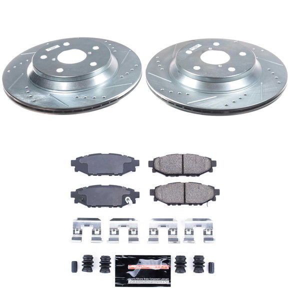 Z23 Daily Driver Carbon-Fiber Ceramic Brake Pad and Drilled & Slotted Rotor Kit