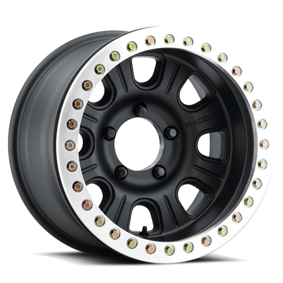 17x9.5 Raceline RT231 Black Machined 8x165.1 8x6.5 ET-32 Wheel Rim
