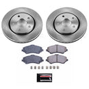 PowerStop OE Stock Replacement Low-Dust Ceramic Brake Pad and Rotor Kit