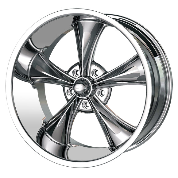 18x8 Ridler Style 695 Chrome Wheel/Rim 5x120.7 5-120.7 5x4.75 18-8 ET0