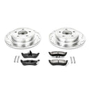 PowerStop Z23 Daily Driver Carbon-Fiber Ceramic Brake Pad and Drilled & Slotted
