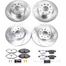 PowerStop Z26 Street Performance Ceramic Brake Pad and Drilled & Slotted Rotor K