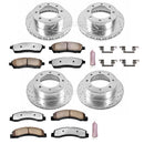PowerStop Z36 Carbon-Fiber Ceramic Brake Pad with Drilled and Slotted Rotor Kit