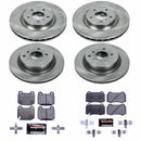 PowerStop Track Day Spec High-Performance Brake Pad and Rotor Kit