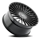 20x9 Select Precision Alloys Bristol Gloss Black 5x112 ET38 CB74.09 Wheel