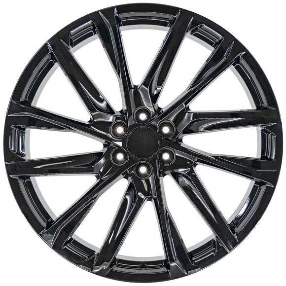 26" Replica Wheel CA90 Fits Cadillac Escalade 26x10 Black Wheel