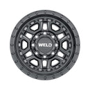 17x9 Weld Crux 5x114.3 5x127 ET-35 Satin Back Wheel Rim CB 78.1-4