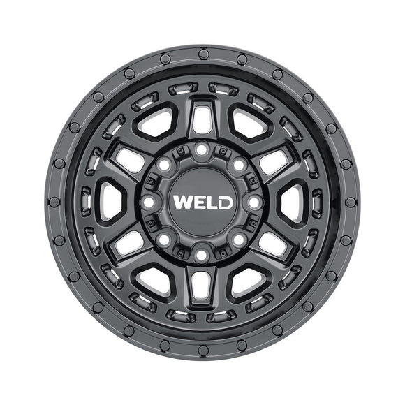 17x9 Weld Crux 5x114.3 5x127 ET-35 Satin Back Wheel Rim CB 78.1