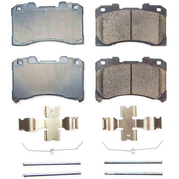PowerStop Z17 Evolution Ceramic Brake Pads With Hardware
