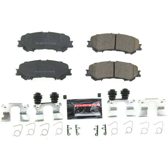 PowerStop Z23 Evolution Sport Carbon-Fiber Brake Pads With Hardware