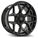 4Play Gen3 4P06 22x10 Black Brushed Face Tinted Wheel 6x135 ET-18 CB106.1