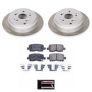 PowerStop Semi-Coated Rotor and Low-Dust Ceramic Brake Pad Kit