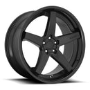 22X10.5 Asanti Black ABL31 Regal Satin Black Gloss Black Lip 5X115 ET25-2