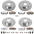 PowerStop Z26 Street Performance Ceramic Brake Pad and Drilled & Slotted Rotor K