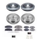 PowerStop OE Stock Replacement Low-Dust Ceramic Brake Pad and Rotor Kit