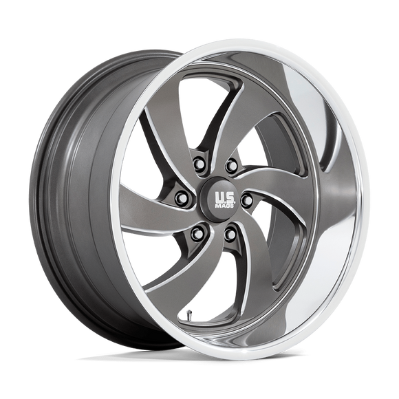 20X8 US Mag 1PC U133 Desperado Gray 6X139.7 6X5.5 ET1 Wheel Rim