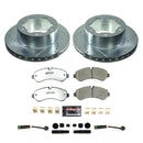 PowerStop Z36 Carbon-Fiber Ceramic Brake Pad with Drilled and Slotted Rotor Kit