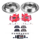 PowerStop Z23 Daily Driver Carbon-Fiber Ceramic Pads Drilled & Slotted Rotor & C
